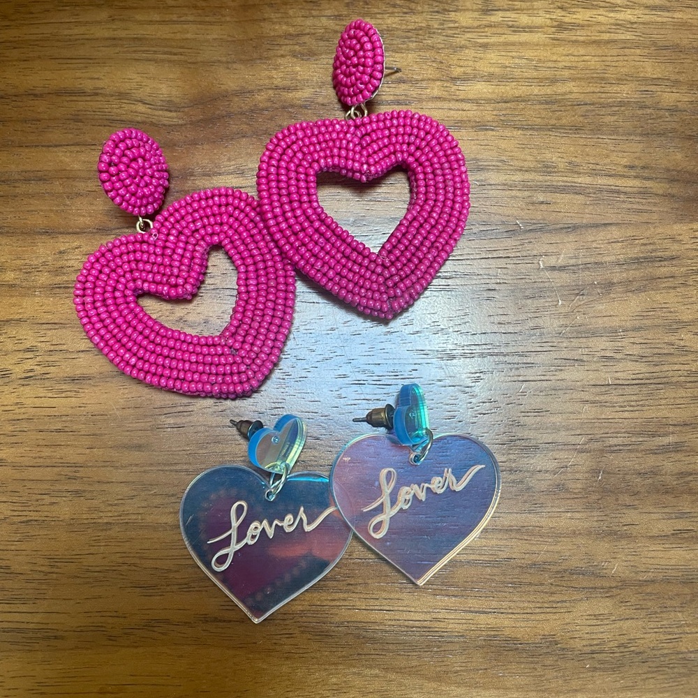 Taylor Swift “Lover” themed earrings